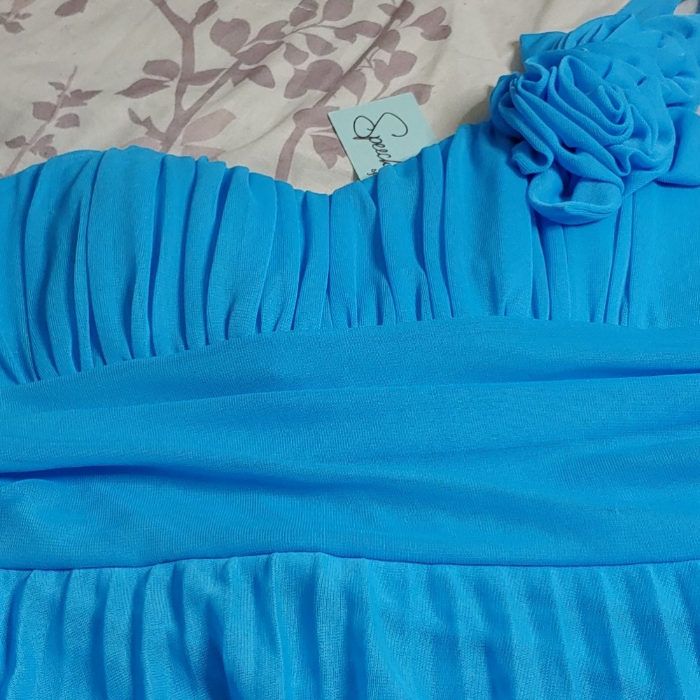 Speechless pleated cocktail dress